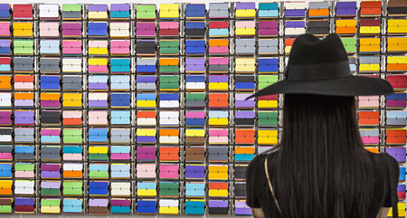 Automated Colour Field (Variation V) by artist Rebecca Baumann Automated Colour Field (Variation V) by artist Rebecca Baumann